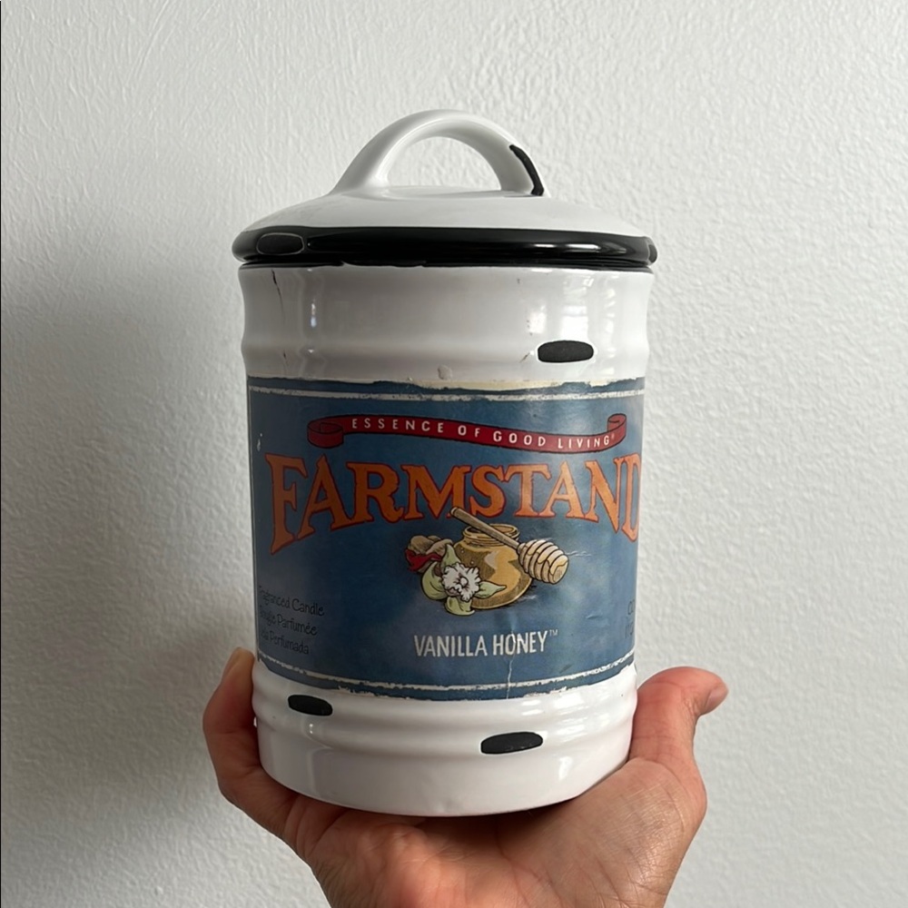 Vanilla Honey Ceramic Jar - White
